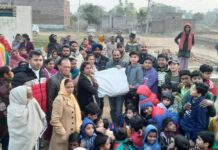 ਚੇਅਰਮੈਨ ਟਿੰਕੂ ਸ਼ਰਮਾਂ ਵੱਲੋ ਵਿਧਾਨ ਸਭਾ ਹਲਕਾ ਖਰੜ ਦਾ ਤੂਫਾਨੀ ਦੌਰਾ ਕਲੱਬਾਂ ਨੂੰ ਚੈੱਕ