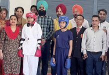 ਸਕੂਲ ਜੋਨ ਕਰਾਟੇ ਮੁਕਾਬਲੇ: ਮੁੰਧੋਂ ਸੰਗਤੀਆਂ ਦੀ ਮਾਰਥਾ ਤੇ ਸਿਆਲਬਾ ਦੀ ਮਨੀਸ਼ਾ ਅੱਵਲ